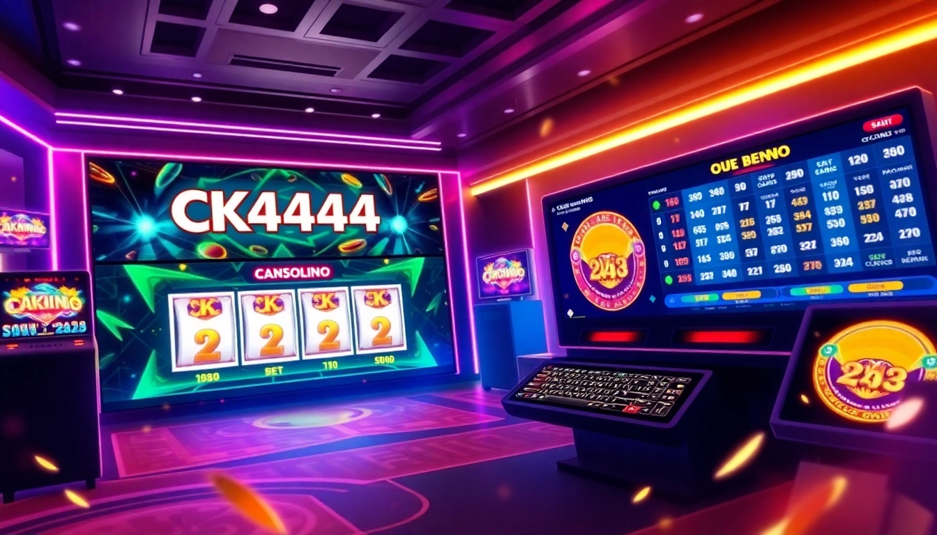 CK4444 online gaming platform showcasing vibrant slots and live betting action for maximum user engagement on BG market.