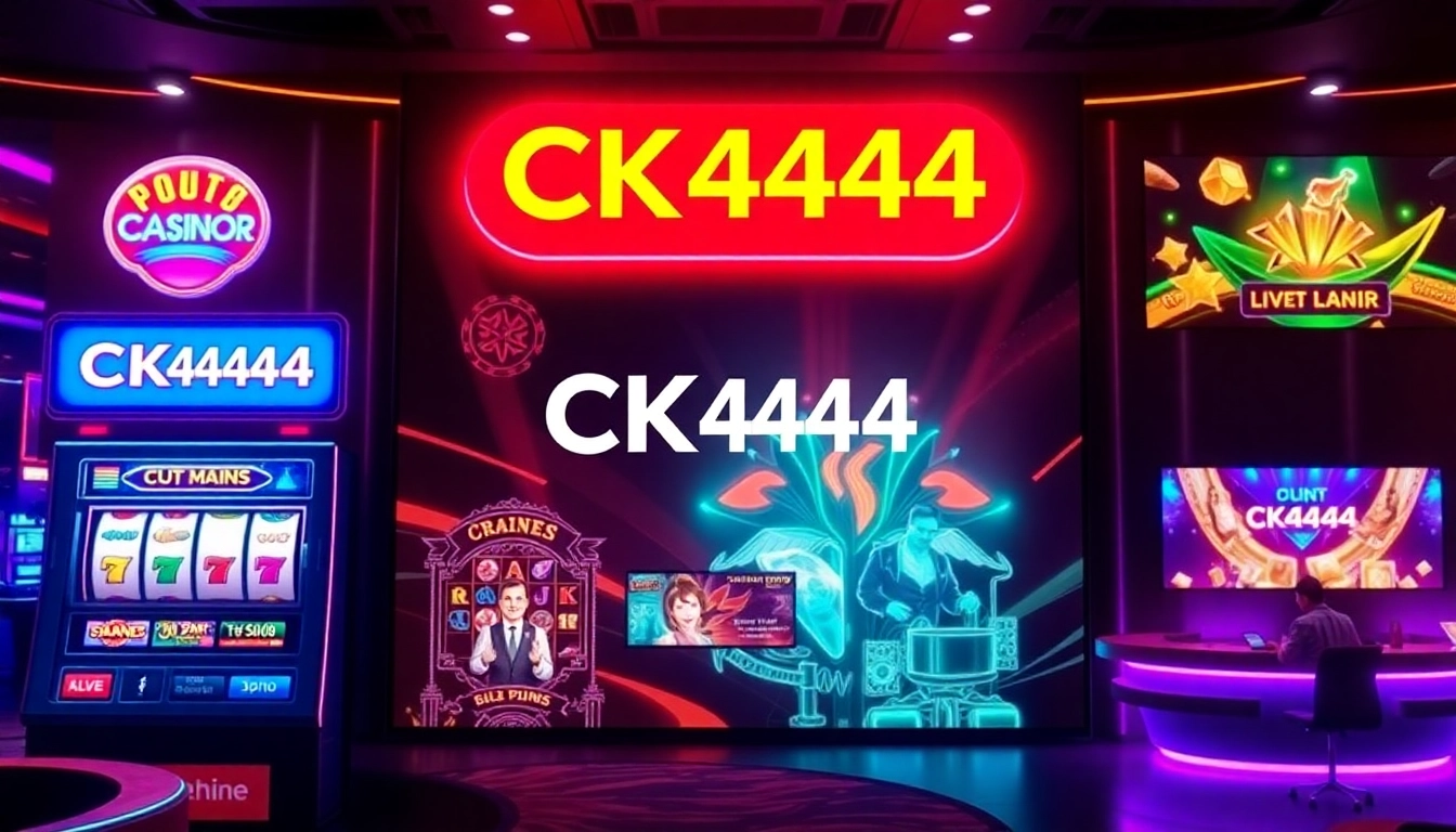 ck4444 online gaming platform featuring engaging slots and live casino action for Bangladesh players.