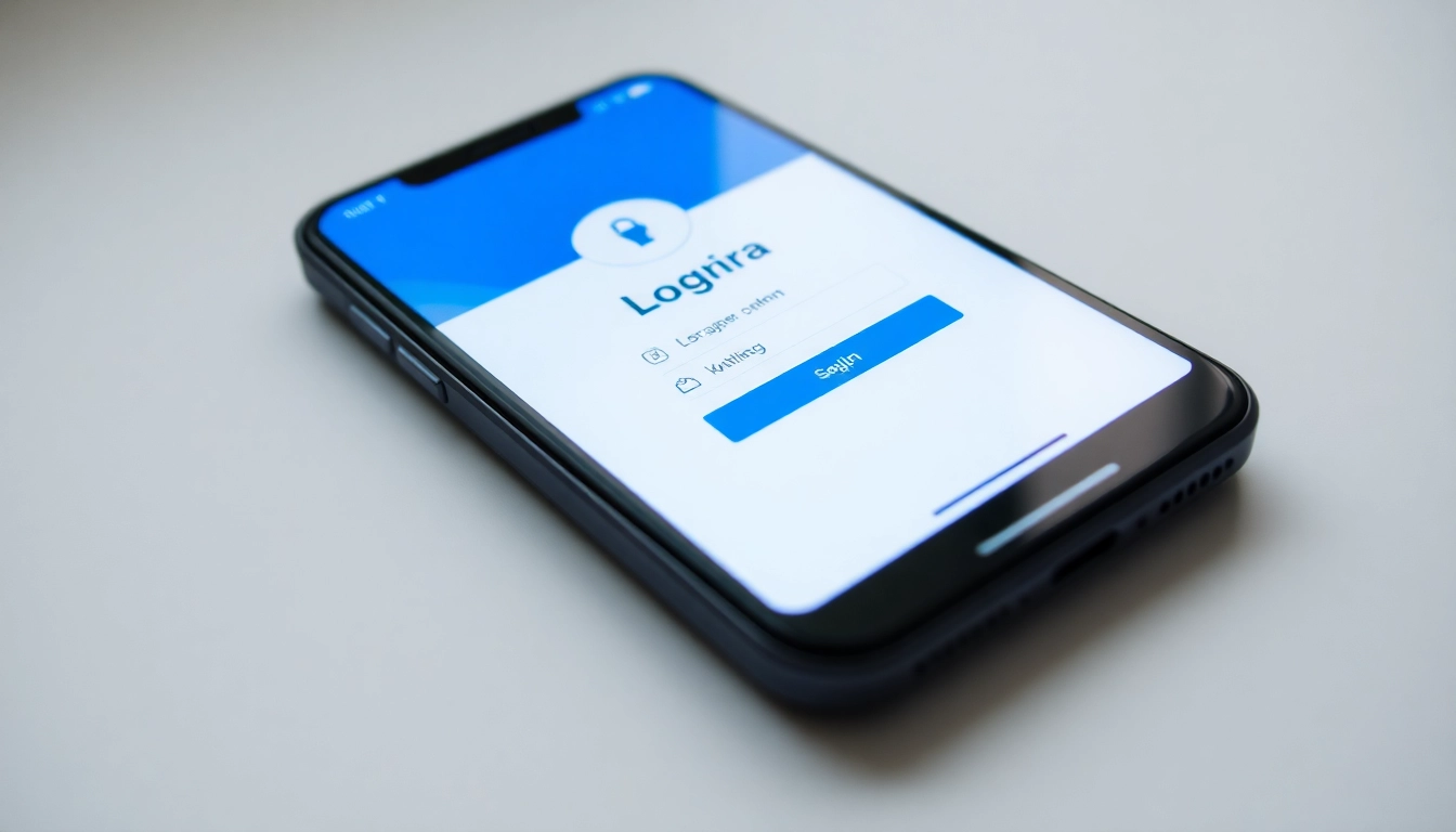 Mentoto login screen displayed on a smartphone, highlighting user-friendly interface and secure access features.