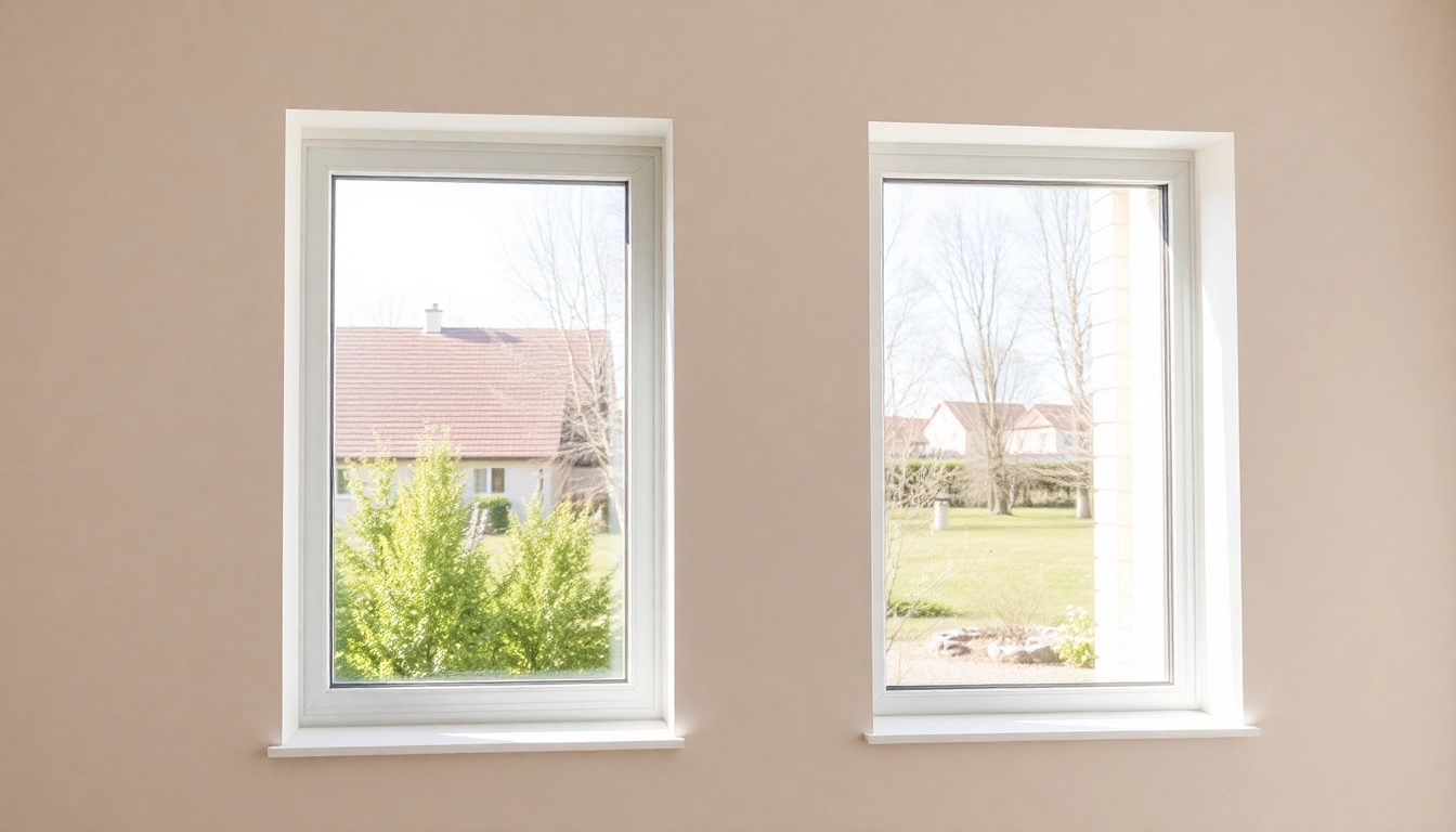 High-quality okna pcv bydgoszcz with sleek frames installed in a contemporary home, showcasing durability and energy efficiency for optimal comfort.