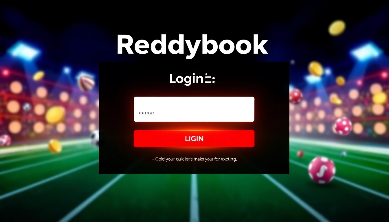 Secure Reddybook Login dashboard with vibrant design, easy access, and trusted betting features for users in India.
