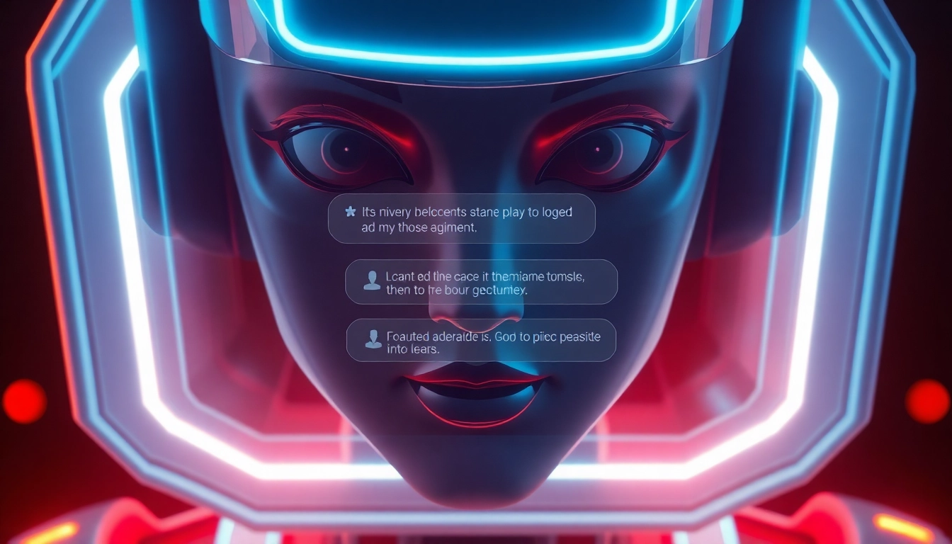 An engaging scene showcasing a user interacting with a nsfw ai chatbot on a sleek device, highlighting the AI's responsive and unfiltered adult chat capabilities for realistic digital companionship.