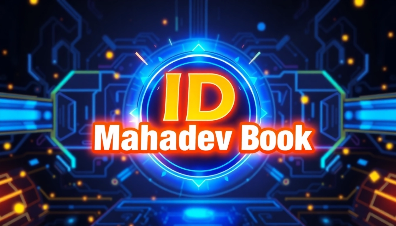 Professional shot showing a hand holding a smartphone displaying Mahadev book id registration