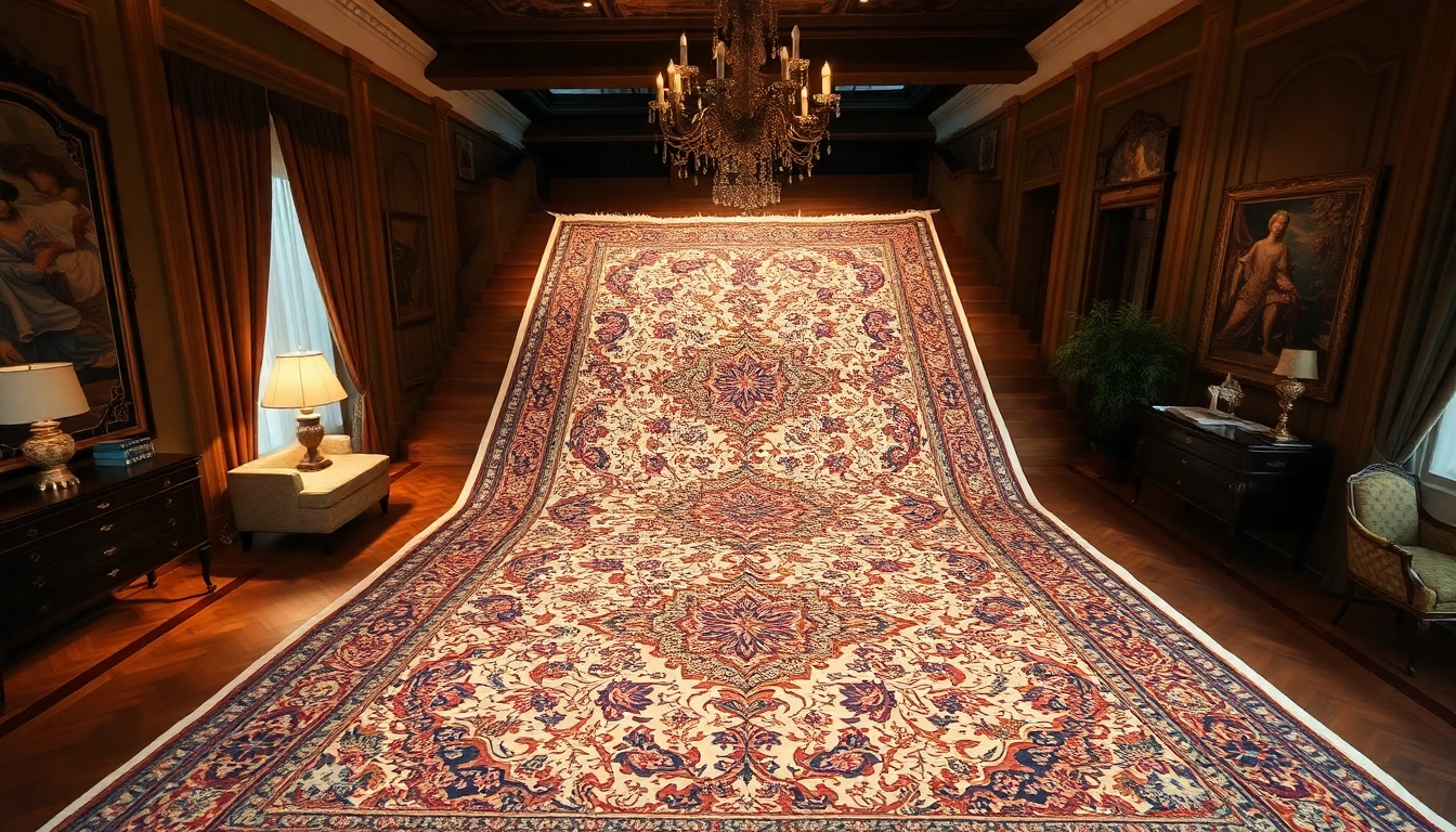 Showcase of a beautiful Tappeto persiano Milano in a sophisticated living space highlighting