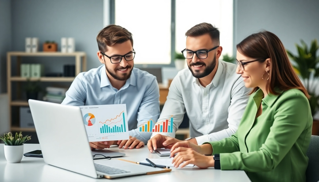 Professional team optimizing strategies to rank your website higher in search results, boosting