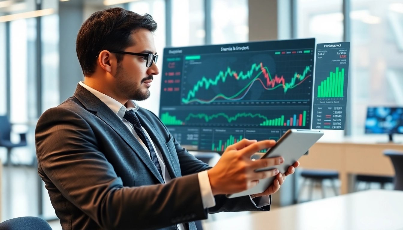 Global Alternative Investment News updates being analyzed by a financial professional in a