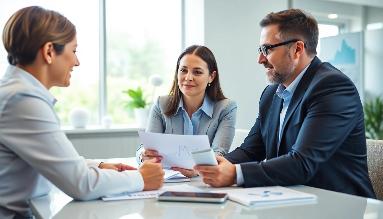 Professional Investment Advise expert presenting financial strategies with charts and digital