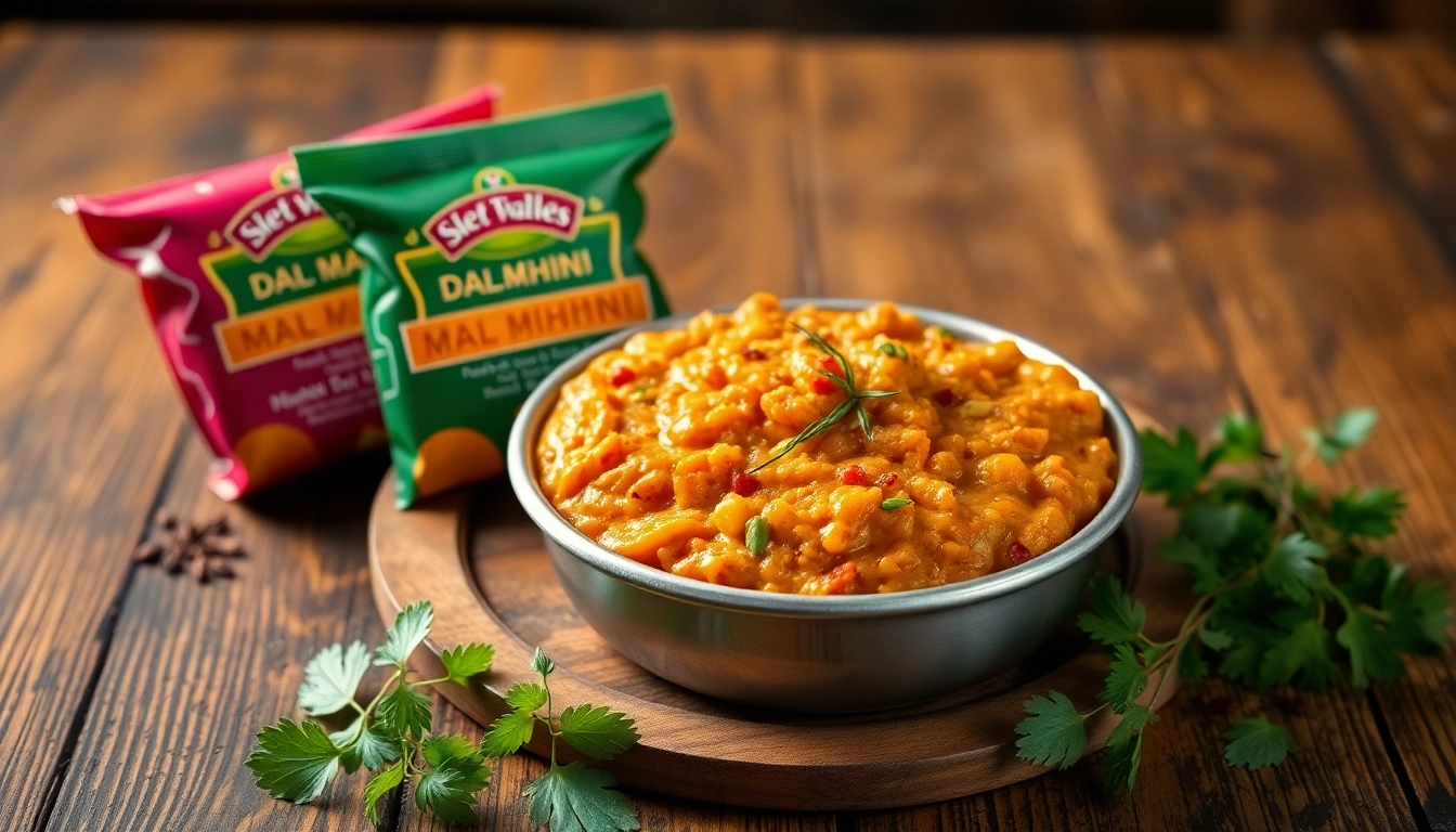 High-quality shot of ready to eat Dal Makhni in packaging, highlighting authentic flavor and