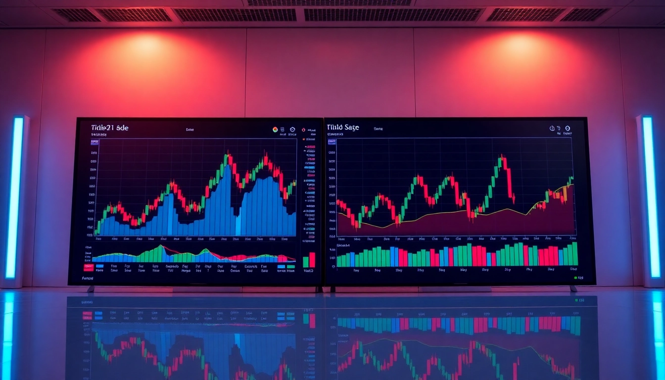 Trading view platform showcasing real-time market charts and analysis features for traders and